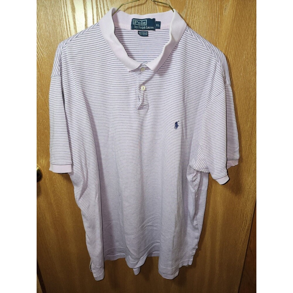 polo ralph lauren shirt xl Polo Purple Stripe
